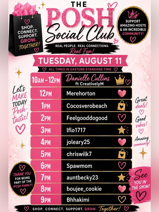 Other - Posh Social Club Event Flyer